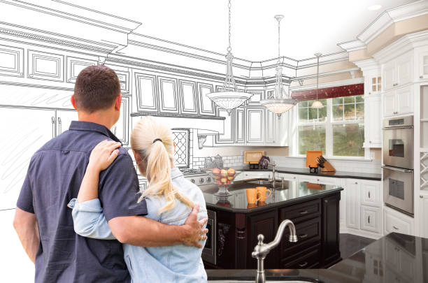 Professional Kitchen Island Installation technician working in Spring City, PA